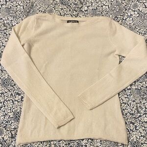 Cashmere boatneck sweater
